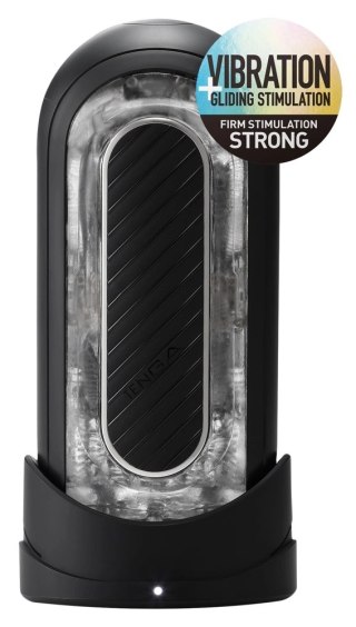 Tenga Flip Zero Gravity Black Electronic - Intymny system wibracyjny czarny