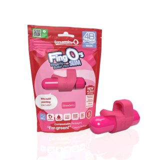 The Screaming O FingO Slim Wibrator na palec 6 trybow rożowy
