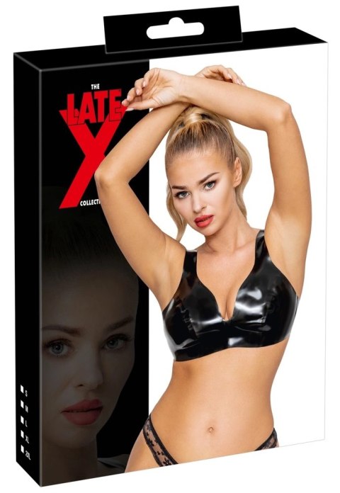 LateX Basic czarny top lateksowy z regulacją 2XL