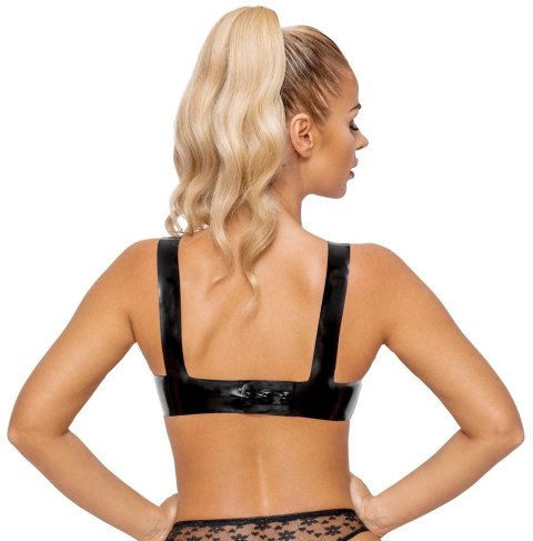 LateX Basic czarny top lateksowy z regulacją 2XL