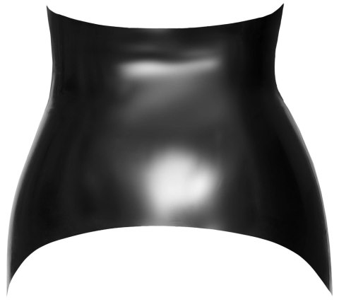 LateX Szeroki Pas do Pończoch Czarny L Naturalny Lateks