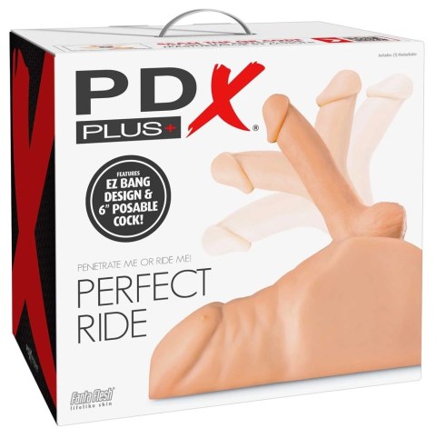 PDX Plus Perfect Ride Light - anatomiczny tors męski, ruchomy element, 33 cm
