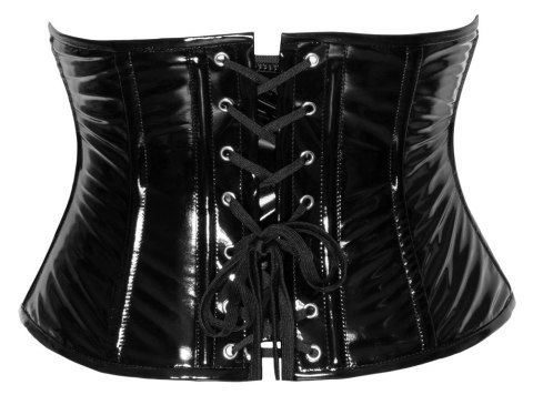 Black Level Gorset Modelujący z Zamkiem, Czarny, Rozmiar S
