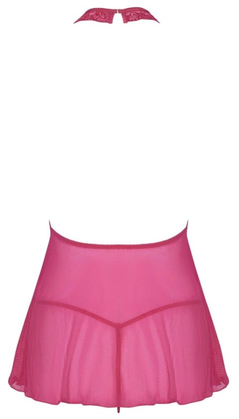 Cottelli Lingerie Haleczka Rożowa Koronka + Stringi L/XL