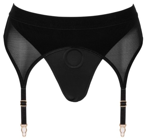 Bad Kitty Stringi XL z pasem do pończoch i mocowaniem akcesoriow