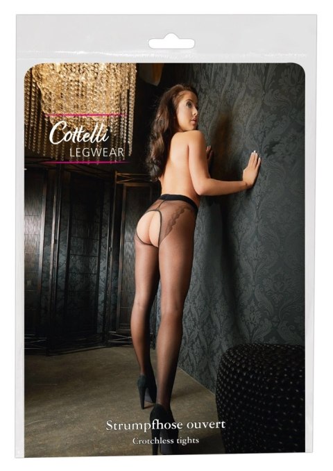 Cottelli Legwear Rajstopy z Otwartą Strefą 20 den Oeko-Tex Rozmiar 4