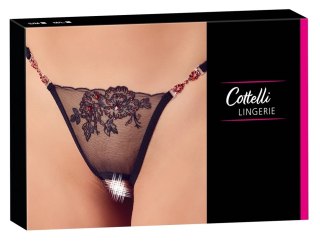 Cottelli Lingerie Stringi Siateczkowe z Haftem S/M Eleganckie