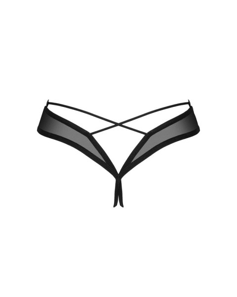 Obsessive Roxelia XL/2XL - stringi z transparentnej siateczki bez szwu