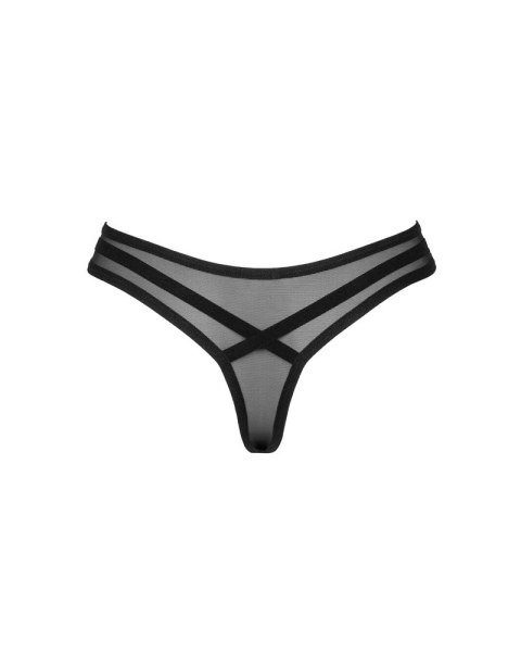 Obsessive Roxelia Stringi z siateczki M/L srebrny detal