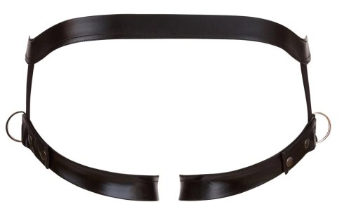 Svenjoyment Jockstrap Męski Czarny Matowy z Paskami na Uda M-L