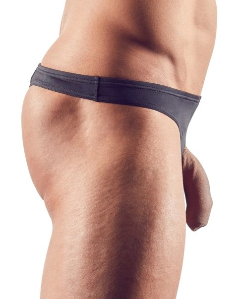 Svenjoyment Stringi Męskie Open Ring Czarny S - Anatomiczny Kroj