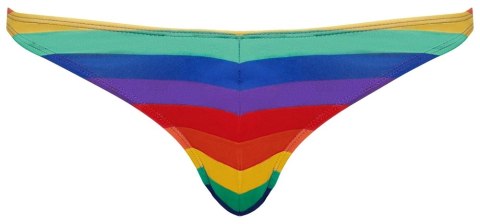 Svenjoyment Stringi Męskie Rainbow Comfort XL Kolorowe Paski
