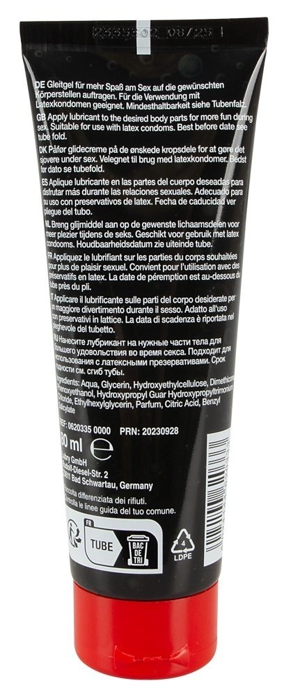 Flutschi Żel Anatomiczny Hybrydowy Ambra 80 ml - silikonowo-wodny