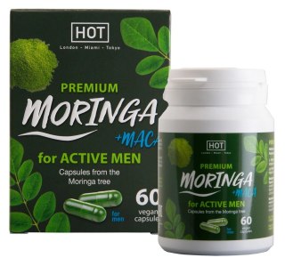 HOT BIO Moringa Man Caps 60 kapsułek - Suplement dla mężczyzn, wegański