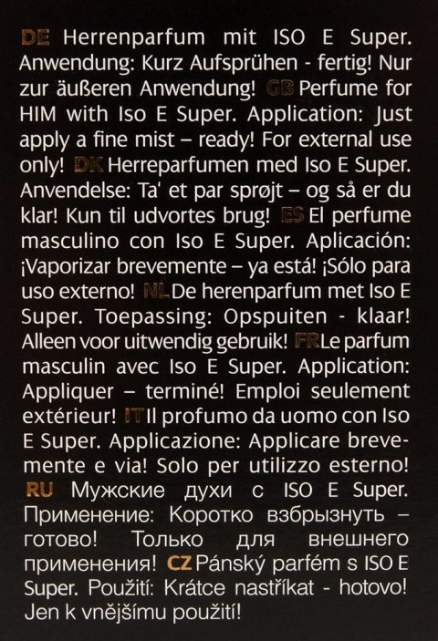 P6 Perfumy dla mężczyzn ISO E Super 30ml z atomizerem