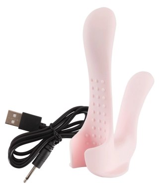 Couples Choice Wibrator Partnerski Rożowy 10 Trybow USB 13,1 cm
