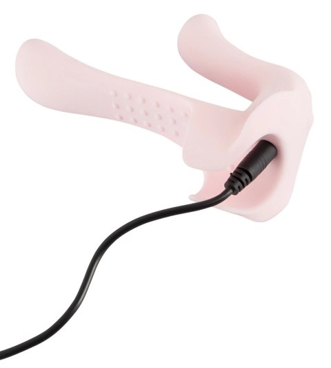 Couples Choice Wibrator Partnerski Rożowy 10 Trybow USB 13,1 cm