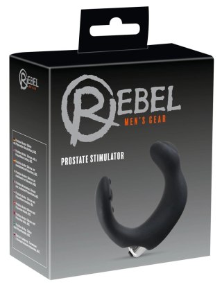 Rebel Model C Czarna Maszyna Intymna do Masażu Prostaty i Krocza 20cm