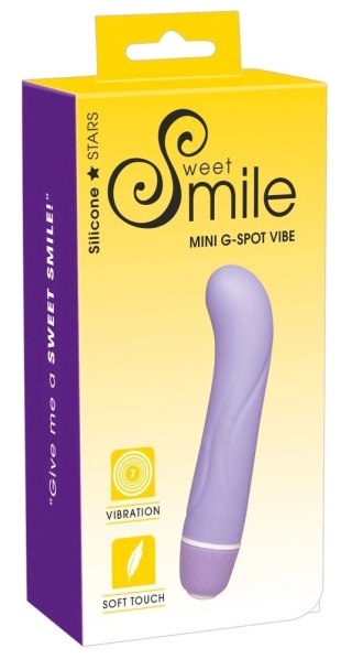 Sweet Smile Mini Fioletowy Model G - Kompaktowy Wibrator 7 Trybow