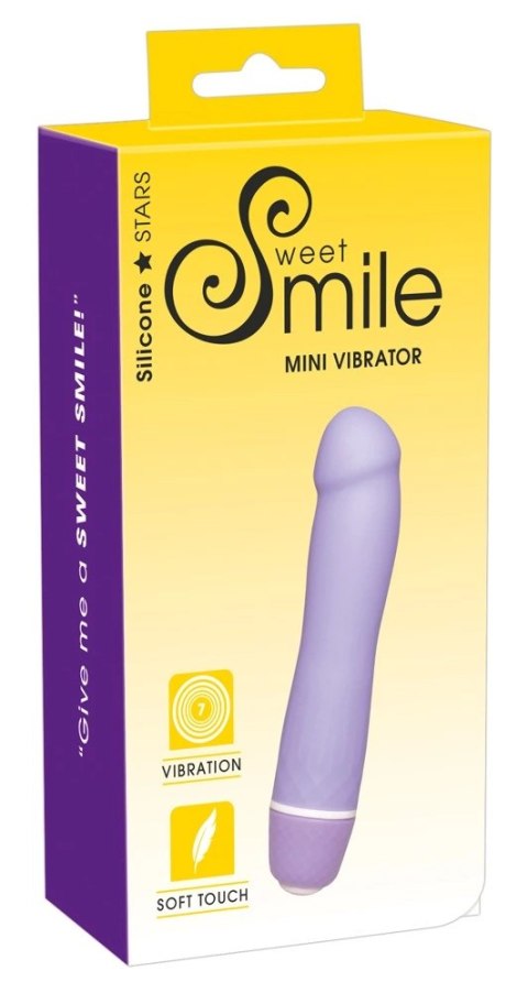 Sweet Smile Mini Wibrator Fioletowy 7 Trybow Kompaktowy Silikonowy