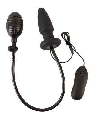 You2Toys Inflatable Plug z Wibracjami i Przewodowym Sterowaniem, czarny