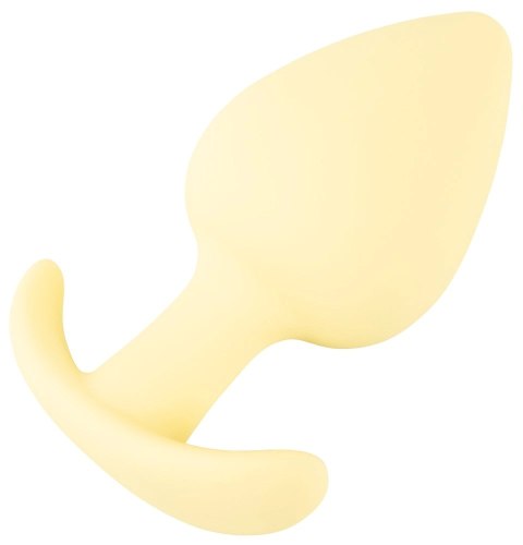 Cuties Korek Intymny Silikonowy Żołty 6,5 cm - Model Stożkowy Mini