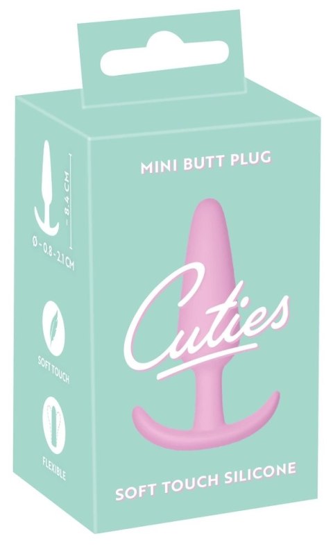 Cuties Korek Stożkowy Silikonowy Rożowy 8,4 cm - Model Anatomiczny