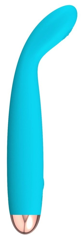 Cuties Mini Wibrator Stymulujący Niebieski 18,7 cm USB 7 Trybow
