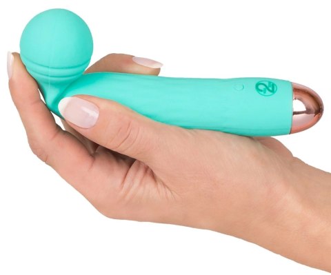Cuties Mini Wibrator Zielony - Kompaktowy Model z Głowką, 17,2 cm