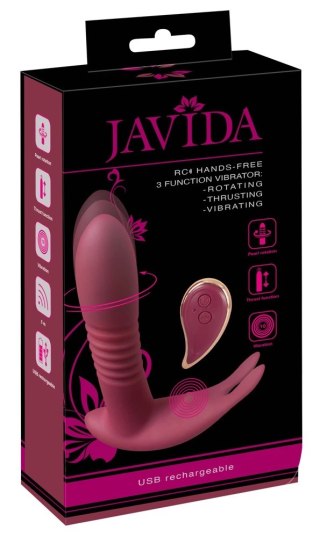 Javida Rotacyjny Model Intymny z Pilotem 3 Tryby, silikonowy, fioletowy