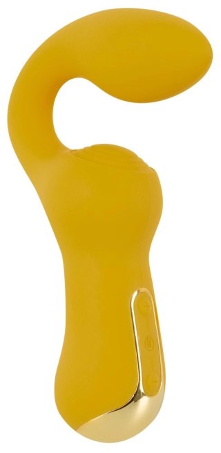 Your New Favorite Dynamiczny Wibrator Podwojny Żołty 18,4 cm USB