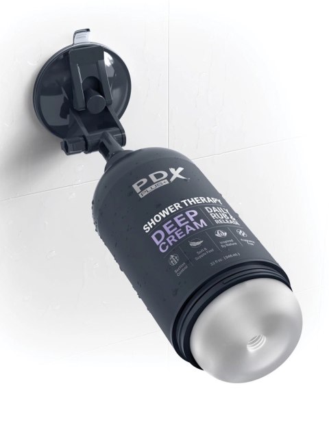 PDX Plus Shower Therapy Deep Cream - dyskretny model intymny szampon 20,7 cm