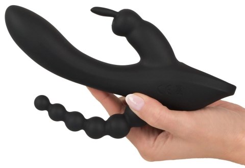Sweet Smile Triple Stimulator - Model z 7 Trybami Wibracji, Fioletowy