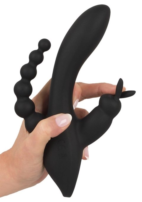 Sweet Smile Triple Stimulator - Model z 7 Trybami Wibracji, Fioletowy