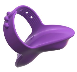 Fantasy For Her Hotspot - silikonowy mini wibrator na palec, fioletowy