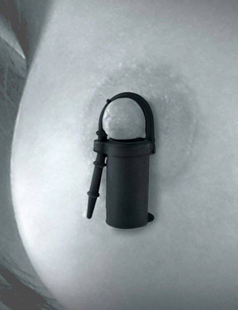 Fetish Fantasy Series Wibrujące zaciski silikonowe czarne 6 cm
