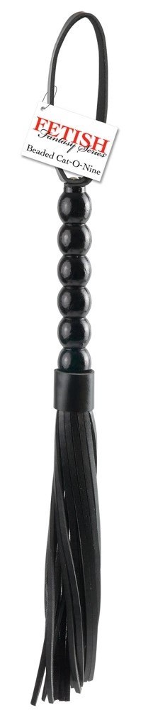 Pipedream Fetish Fantasy Series czarny pejcz do technik bondage 22cm