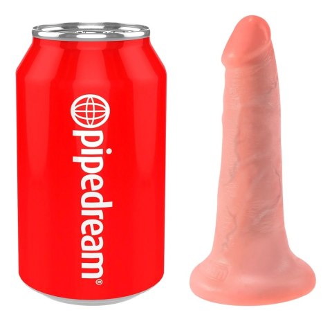 King Cock Model 13 cm Jasny - Elastyczny z Przyssawką PVC