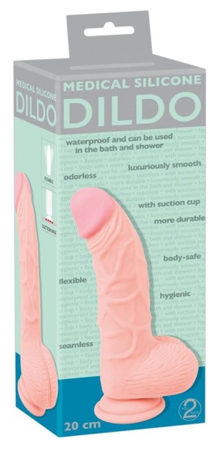 Medical Silicone Model 20cm - Anatomiczny kształt, medyczny silikon