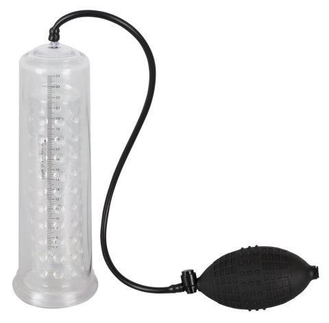 Mr. Boner Pompa Prożniowa Ręczna 25cm Skala Cylinder Silikonowy Rękaw