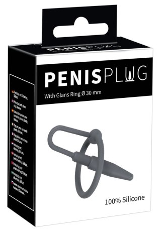 Mystim Dilator 2w1 Pierścień z Rozszerzaczem Silikonowy Czarny 6,2cm