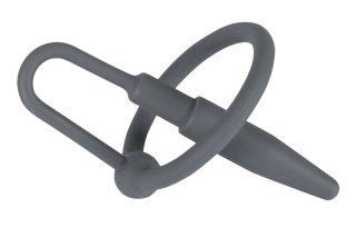 Mystim Dilator 2w1 Pierścień z Rozszerzaczem Silikonowy Czarny 6,2cm