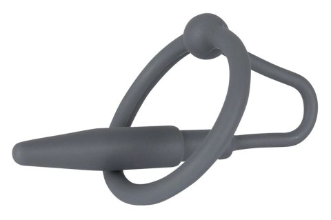 Mystim Dilator 2w1 Pierścień z Rozszerzaczem Silikonowy Czarny 6,2cm