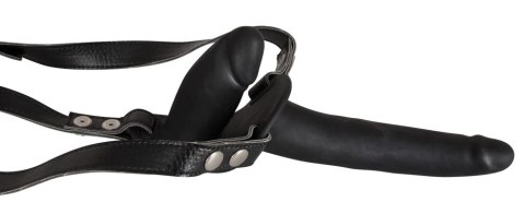 You2Toys Double Strap-On System silikonowy czarny regulowany