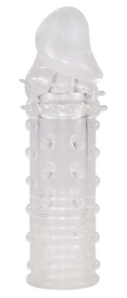 You2Toys Power Sleeve Transparent - Nakładka intymna, TPE, 16 cm