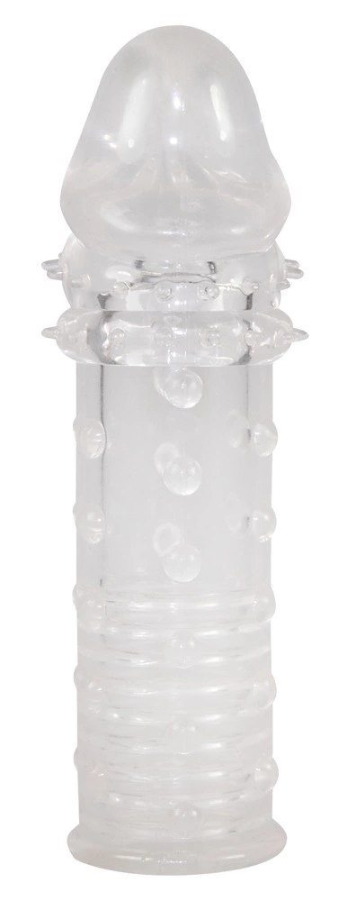 You2Toys Power Sleeve Transparent - Nakładka intymna, TPE, 16 cm