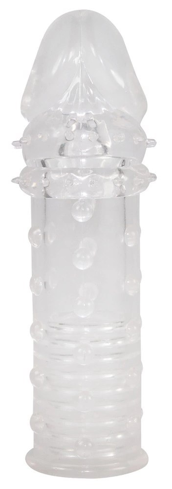 You2Toys Power Sleeve Transparent - Nakładka intymna, TPE, 16 cm