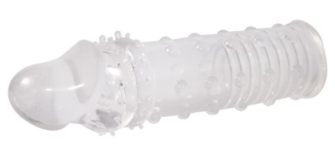 You2Toys Power Sleeve Transparent - Nakładka intymna, TPE, 16 cm