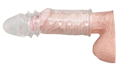 You2Toys Power Sleeve Transparent - Nakładka intymna, TPE, 16 cm