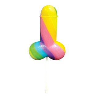 Candyprints Rainbow Fruit Lollipop kolorowy smak owocowy 85g